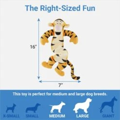 Disney Tigger Bungee Plush Squeaky Dog Toy -Cat Dog Supply Store 328769 PT1. AC SS1800 V1659023920