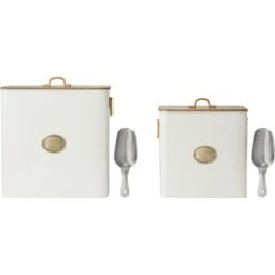 Frisco Premium Airtight Dog & Cat Food Storage Canister With Scoop -Cat Dog Supply Store 331486 PT5. AC SS1800 V1657656891