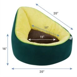 Frisco Avocado Cat & Dog Bed -Cat Dog Supply Store 333856 PT1. AC SS1800 V1661364034