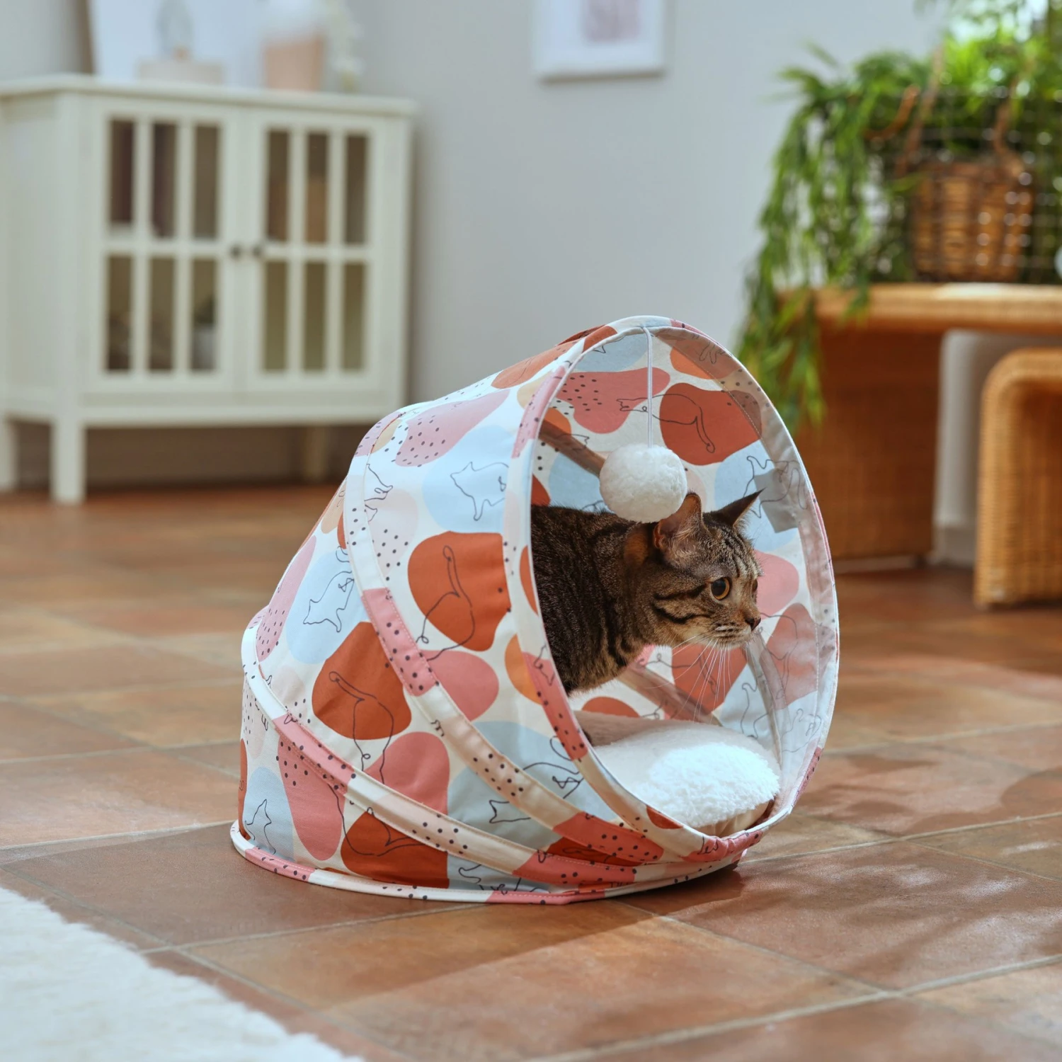 Frisco Foldable Canopy Cat Bed 3 Frisco Foldable Canopy Cat Bed