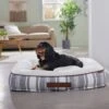 Frisco Farmhouse Rectangular Bolster Dog Bed W/ Removable Cover -Cat Dog Supply Store 333868 MAIN. AC SS1800 V1658717800
