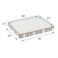 Frisco Farmhouse Rectangular Gusset Dog Bed W/ Removable Cover -Cat Dog Supply Store 333872 PT1. AC SS1800 V1661364033