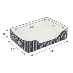 Frisco SW Stripe Rectangular Dog & Cat Cuddler -Cat Dog Supply Store 333893 PT1. AC SS1800 V1661364033