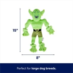 Frisco Halloween Goblin Plush With Rope Squeaky Dog Toy -Cat Dog Supply Store 344132 PT1. AC SS1800 V1689878853