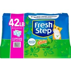 Fresh Step Febreze Freshness Gain Scented Clumping Clay Cat Litter -Cat Dog Supply Store 346442 PT7. AC SS1800 V1694455089