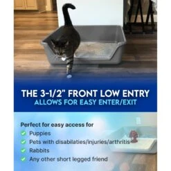 Shirley K's Senior Cat Litter Box, X-Large -Cat Dog Supply Store 347408 PT7. AC SS1800 V1679682948