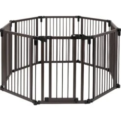 Frisco Wood & Metal 8-Panel Configurable Gate & Playpen -Cat Dog Supply Store 352629 PT3. AC SS1800 V1657657094