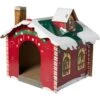 Frisco Holiday Santa's Workshop Cardboard Cat House 1 Frisco Holiday Santa's Workshop Cardboard Cat House -Cat Dog Supply Store 360881 MAIN. AC SS1800 V1694813158