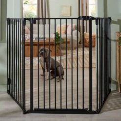 Frisco Steel 3-Panel Configurable Gate, 41-in Height -Cat Dog Supply Store 361648 PT4. AC SS1800 V1659972923