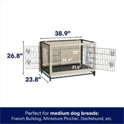Frisco Easy Set-Up Wood Furniture Style Dog Crates 12 Frisco Easy Set-Up Wood Furniture Style Dog Crates -Cat Dog Supply Store 363840 PT1. AC SS1800 V1685530502