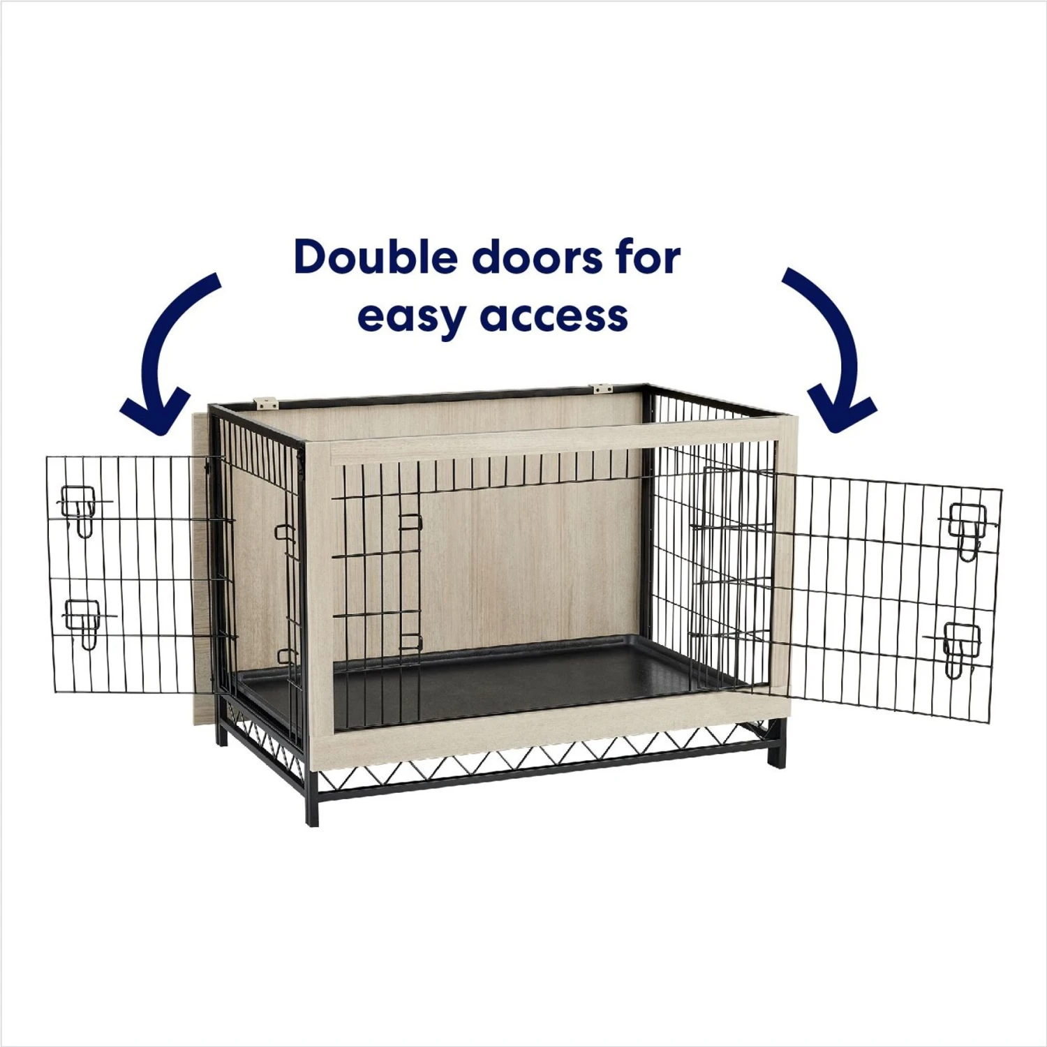 Frisco Easy Set-Up Wood Furniture Style Dog Crates 7 Frisco Easy Set-Up Wood Furniture Style Dog Crates - Image 5