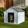 Frisco Deluxe Plastic Outdoor Dog House -Cat Dog Supply Store 370357 MAIN. AC SS1800 V1660701208
