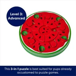 Frisco Watermelon Interactive Puzzle Dog Toy, Advanced -Cat Dog Supply Store 506322 PT4. AC SS1800 V1675713978