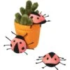 Frisco Spring Potted Plant And Ladybugs Interactive Plush Cat Toy With Catnip -Cat Dog Supply Store 541542 MAIN. AC SS1800 V1670608497