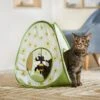 Frisco Spring Daisy Pop-Up Tent Cat Toy With Catnip -Cat Dog Supply Store 541574 MAIN. AC SS1800 V1671814454