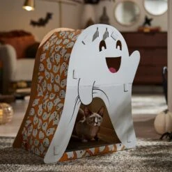 Frisco Halloween Cutie Ghost Cardboard Cat House With Catnip -Cat Dog Supply Store 668358 PT4. AC SS1800 V1689283702