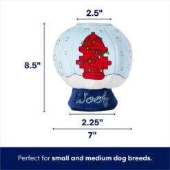 Frisco Holiday Melting Snow Globe Hide & Seek Puzzle Plush Squeaky Dog Toy -Cat Dog Supply Store 739910 PT1. AC SS1800 V1695046484
