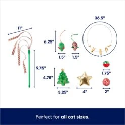 Frisco Holiday Cozy Christmas Sack Variety Pack Cat Toy With Catnip -Cat Dog Supply Store 740054 PT2. AC SS1800 V1695046483
