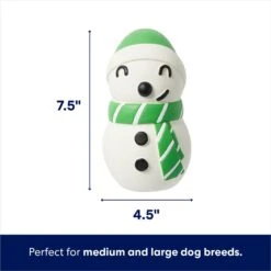 Frisco Holiday Snowman Latex Squeaky Dog Toy -Cat Dog Supply Store 773870 PT1. AC SS1800 V1695046490