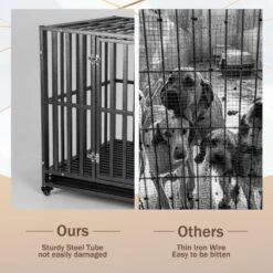 SMONTER Two Doors Heavy Duty Dog Crate -Cat Dog Supply Store 904190 PT2. AC SS1800 V1688398418