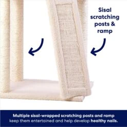 Frisco 52-in Faux Fur Cat Tree & Condo -Cat Dog Supply Store 92261 PT4. AC SS1800 V1667227608