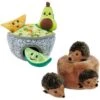 Frisco Guacamole Hide & Seek Puzzle Plush Squeaky Dog Toy & ZippyPaws Burrow Squeaky Hide & Seek Plush Dog Toy, Hedgehog Den -Cat Dog Supply Store 933622 MAIN. AC SS1800 V1693327347
