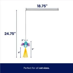 Frisco Fabric Teaser Wand Cat Toy & Frisco Bird With Feathers Teaser Wand Cat Toy With Catnip -Cat Dog Supply Store 962094 PT6. AC SS1800 V1694782977