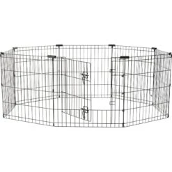 Frisco Wire Dog & Small Pet Exercise Pen With Step-Through Door -Cat Dog Supply Store 97484 PT2. AC SS1800 V1657661187