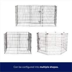 Frisco Wire Dog & Small Pet Exercise Pen With Step-Through Door -Cat Dog Supply Store 97484 PT5. AC SS1800 V1667227970