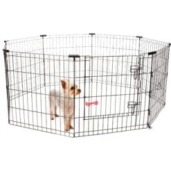 Frisco Wire Dog & Small Pet Exercise Pen With Step-Through Door -Cat Dog Supply Store 97484 PT7. AC SS1800 V1657661187