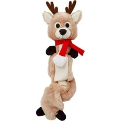 Frisco Holiday Reindeer Bungee Plush Squeaky Dog Toy & Frisco Holiday Snowman Bungee Plush Squeaky Dog Toy -Cat Dog Supply Store 986126 PT1. AC SS1800 V1698346245