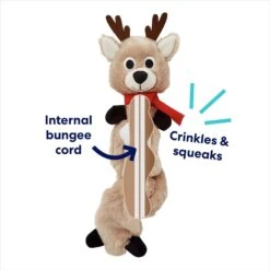 Frisco Holiday Reindeer Bungee Plush Squeaky Dog Toy & Frisco Holiday Snowman Bungee Plush Squeaky Dog Toy -Cat Dog Supply Store 986126 PT3. AC SS1800 V1698346244