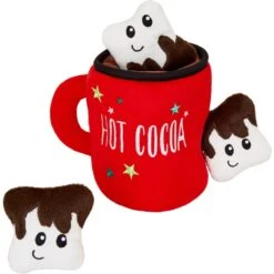 Frisco Holiday Hot Cocoa Hide & Seek Puzzle Plush Squeaky Dog Toy & Frisco Holiday North Pole Mailbox Hide & Seek Puzzle Plush Squeaky Dog Toy -Cat Dog Supply Store 986166 PT1. AC SS1800 V1698258115