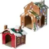 Frisco Holiday Log Cabin Cardboard Cat House & Frisco Holiday Santa's Workshop Cardboard Cat House -Cat Dog Supply Store 986198 MAIN. AC SS1800 V1698257848
