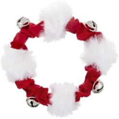 Frisco Holiday Dog & Cat Santa Hat, 1 Count & Frisco Jingle Bells Dog & Cat Holiday Collar With Bells, 1 Count -Cat Dog Supply Store 986254 PT5. AC SS1800 V1698258055